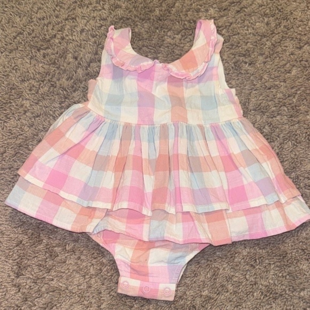 SweetHoney Pastel Plaid Bodysuit